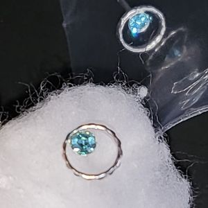 Circle Post Eaerings